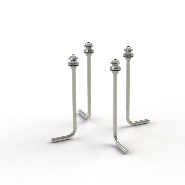 Anchor bolts 4 X M18 | Roger Pradier®