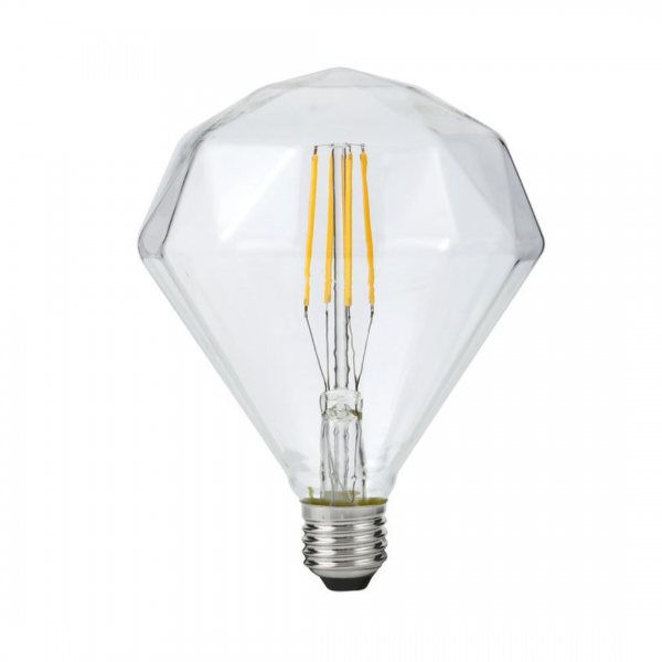 LED E27 Filament Diamond Klar Dimmbar