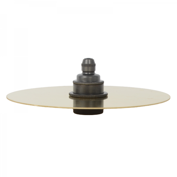 Lampenschirm Disc Messing roh