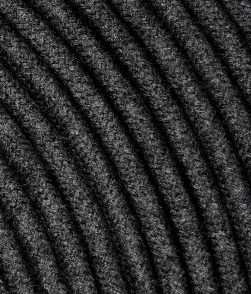 Textilkabel Carbon Grau TO443, 3 x 0,75mm²