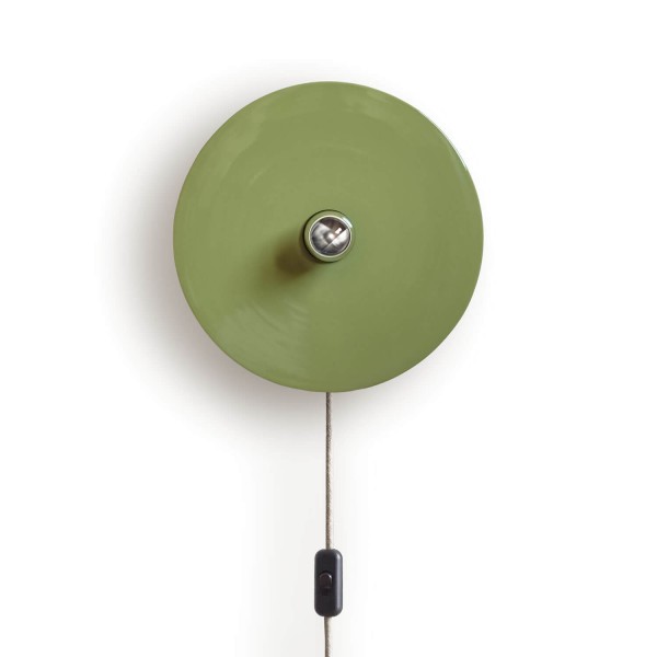 Keramik Wandlampe Deimos mit Anschlusskabel - sage | atelier mond