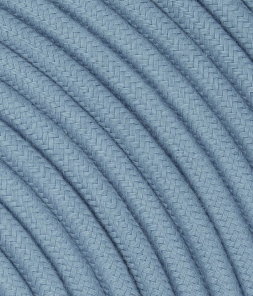 Textilkabel Graublau "Celeste" TO426, 3 x 0,75mm²