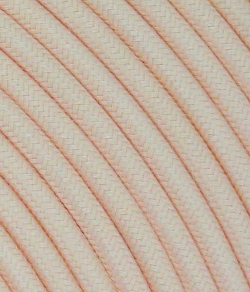 Textilkabel Lachs hell "Polare" TO438, 3 x 0,75mm²