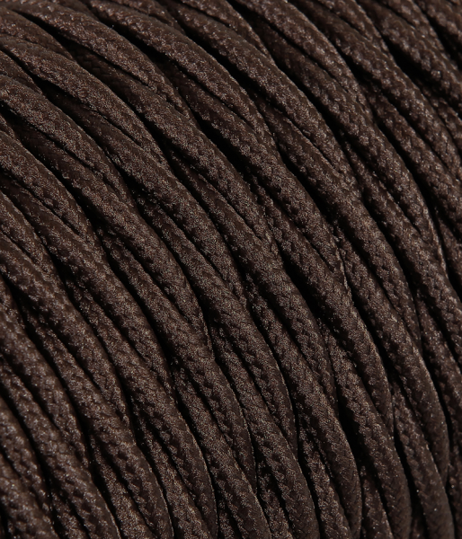 Textilkabel Braun verdrillt TR11, 2 x 0,75mm²