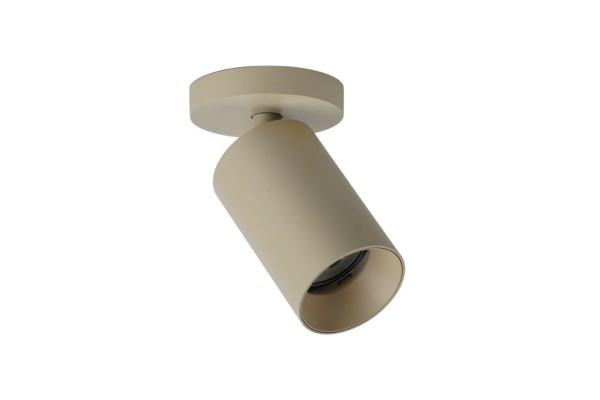 Wand- und Deckenleuchte SpotOn 1 Circle Beige | Antidark