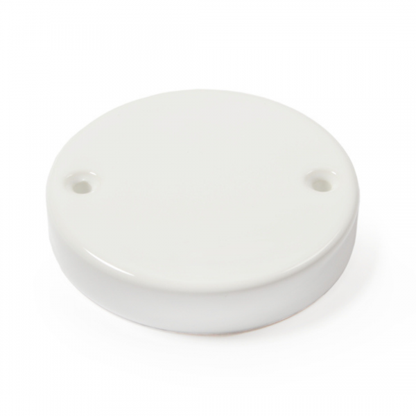 Blinddeckel Porzellan Weiss "Nudo"