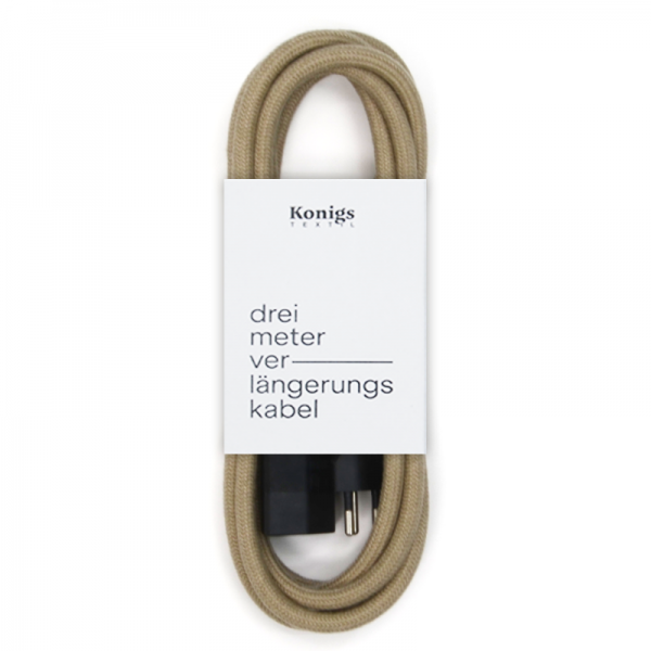 Verlängerungskabel Textil Sabbia TO411