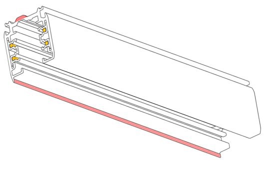 Stromschiene Aufbau 3-Phasen 4m | Finnor
