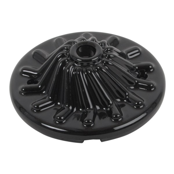 Porzellan Deckenbaldachin Schwarz "Fontini"