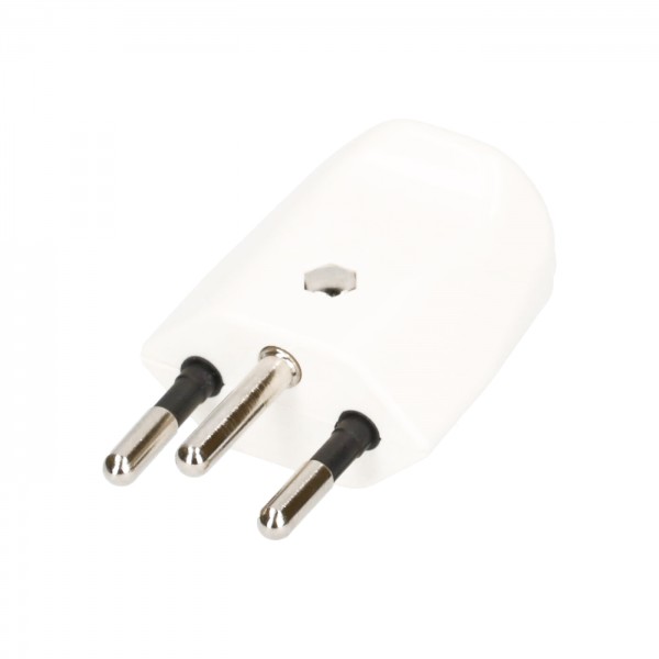 3-poliger Stecker Typ12 Weiss
