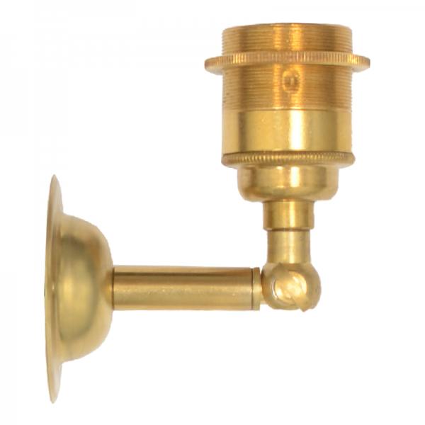 Wandleuchte Brass mit Stellring