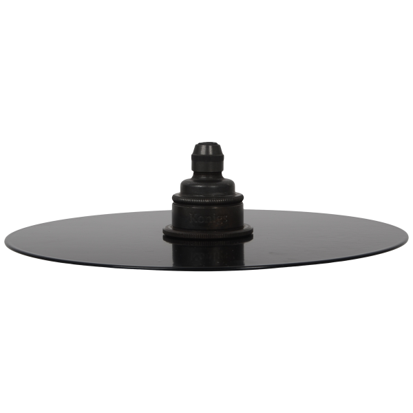 Lampenschirm Disc Schwarz matt
