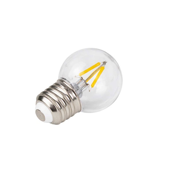 LED Ball Lamp E27 klar aus Polycarbonat