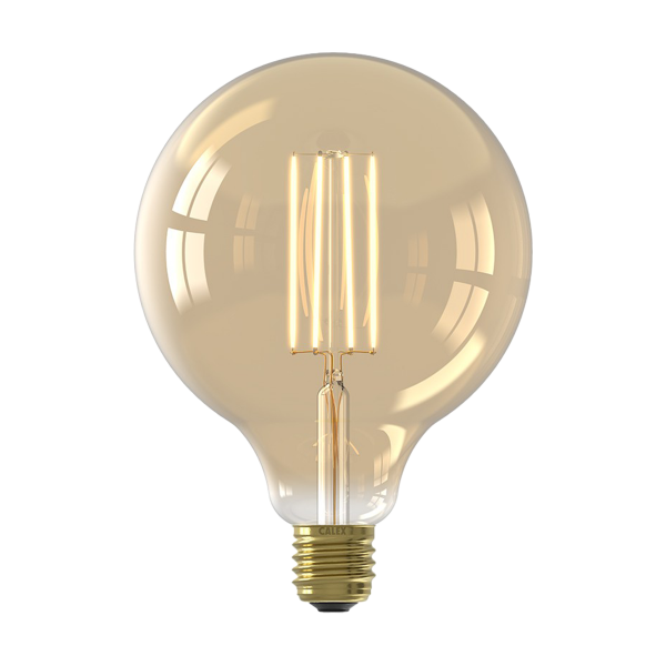 LED Globe G125 Gold 4.5W 2100K 470lm E27 | Calex