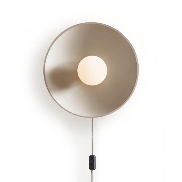 Keramik Wandlampe Rhea mit Anschlusskabel - natural | atelier mond