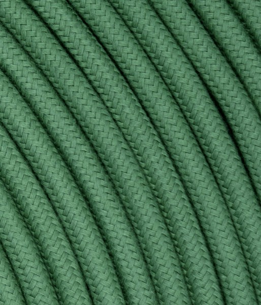 Textilkabel Blattgrün "Verdino" TO433, 3 x 0,75mm²