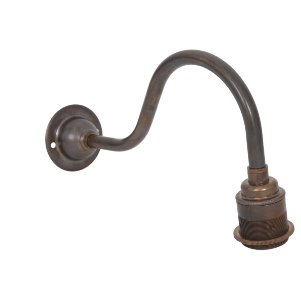 Wandleuchte Schwanenhals "Bronze" mit Stellring