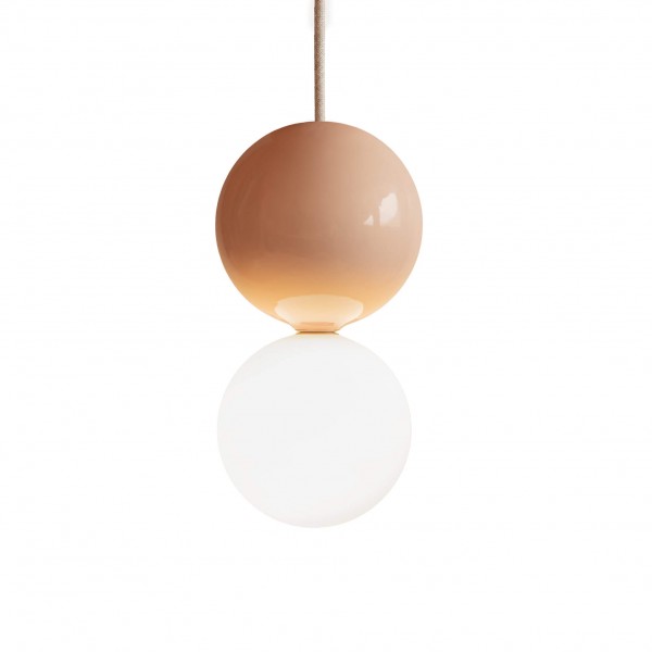 Keramik Pendellampe Mizar S - nude | atelier mond
