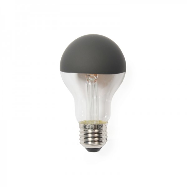 LED Spiegelkopf Schwarz A60 8W E27 | Konigs