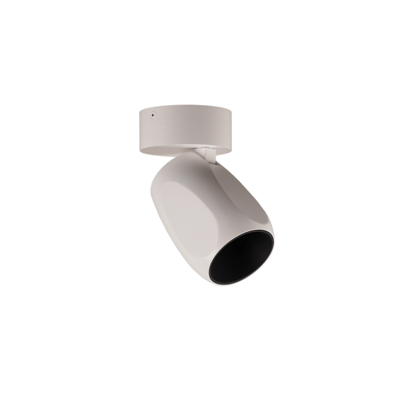 Wand- und Deckenleuchte Facet W70 Weiss | Antidark
