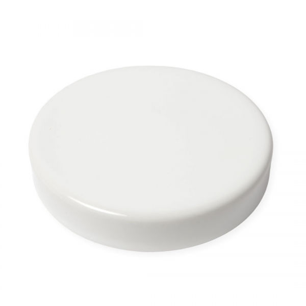Porzellan Blinddeckel mit Sollbruchstellen Piatto Fondo Weiss