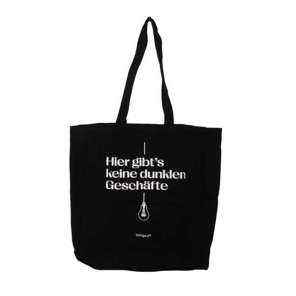 Stofftasche - Hier gibt's keine dunklen Geschäfte | Konigs