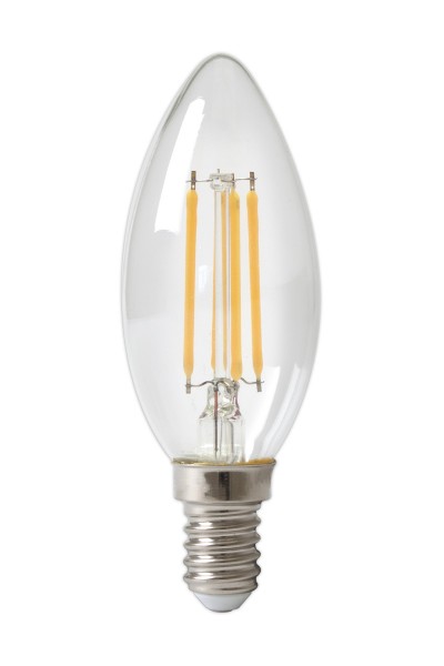 LED Filament Candle Lamp Clear 3.5W E14