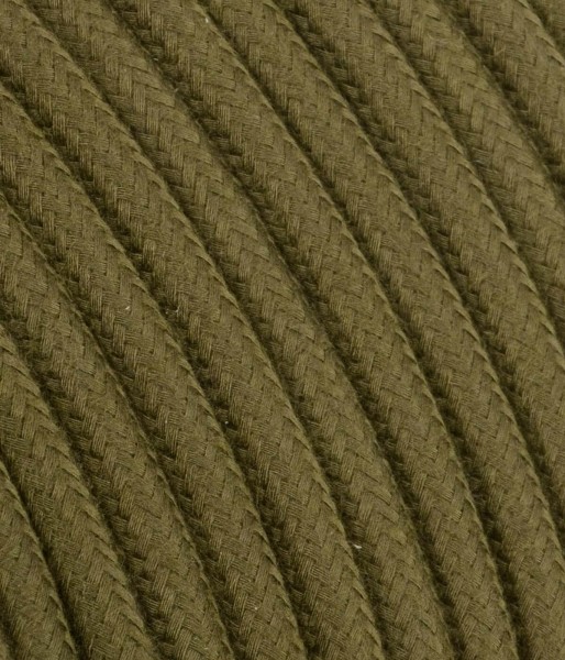 Textilkabel in der Farbe military