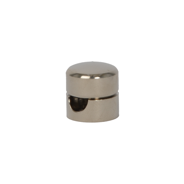 Kabelhalter Metall 2-teilig klein Nickel