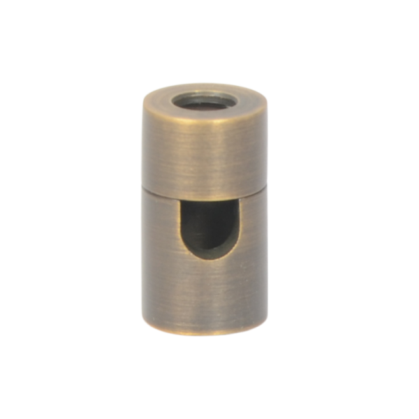 Kabelhalter Zylinder Brushed Antique