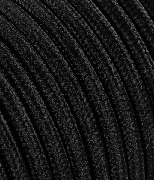 Textilkabel mit Tragorgan Schwarz TO62, 3 x 0,75mm²