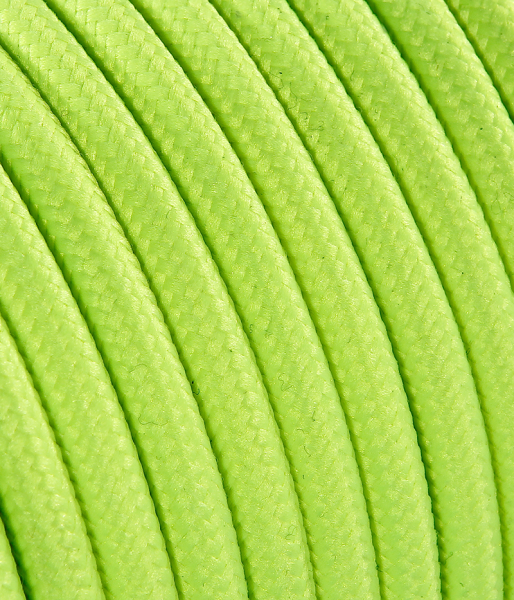 Textilkabel Neon-Gelb TO79, 3 x 0,75mm²
