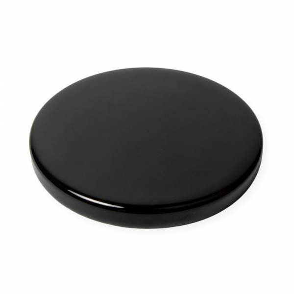 Porzellan Blinddeckel Piatto Piano Schwarz