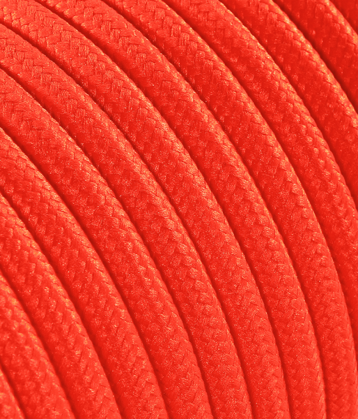 Textilkabel Neon-Orange TO80, 2 x 0,75mm²