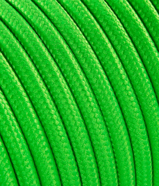 Textilkabel Neon-Grün TO67, 3 x 0,75mm²