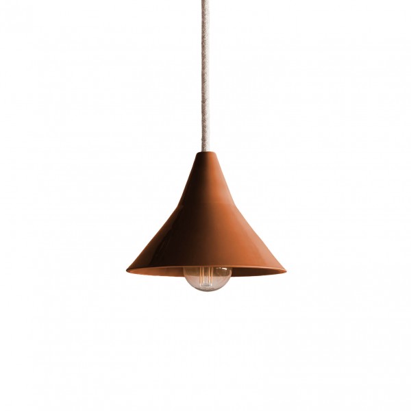 Keramik Pendellampe Aurea S earth | atelier mond