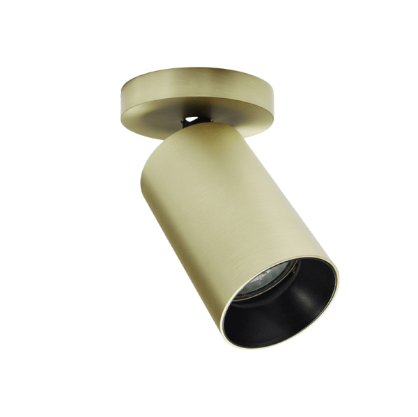 Wand- und Deckenleuchte SpotOn 1 Circle Brass | Antidark
