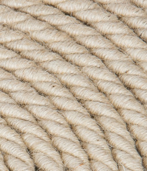 XXL Textilkabel Jute verdrillt TR 415 Ø 12mm, 3 x 0,75mm²