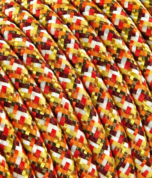 Textilkabel Pixel Orange TO301, 3 x 0,75mm²