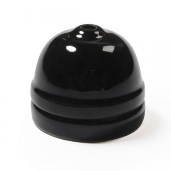 Baldachin Porzellan Schwarz "Cupola"