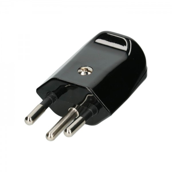 3-poliger Stecker Typ12 schwarz