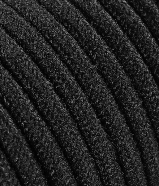 Textilkabel Jeans Schwarz matt TO414, 3 x 0,75mm²